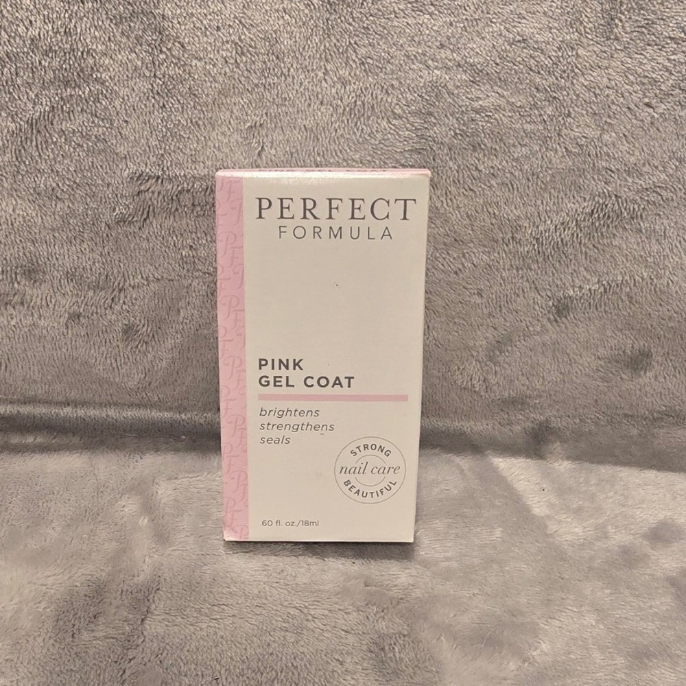 Perfect Formula Pink Gel Coat Nail Treatment 0.60 fl oz 18ml Keratin Strength